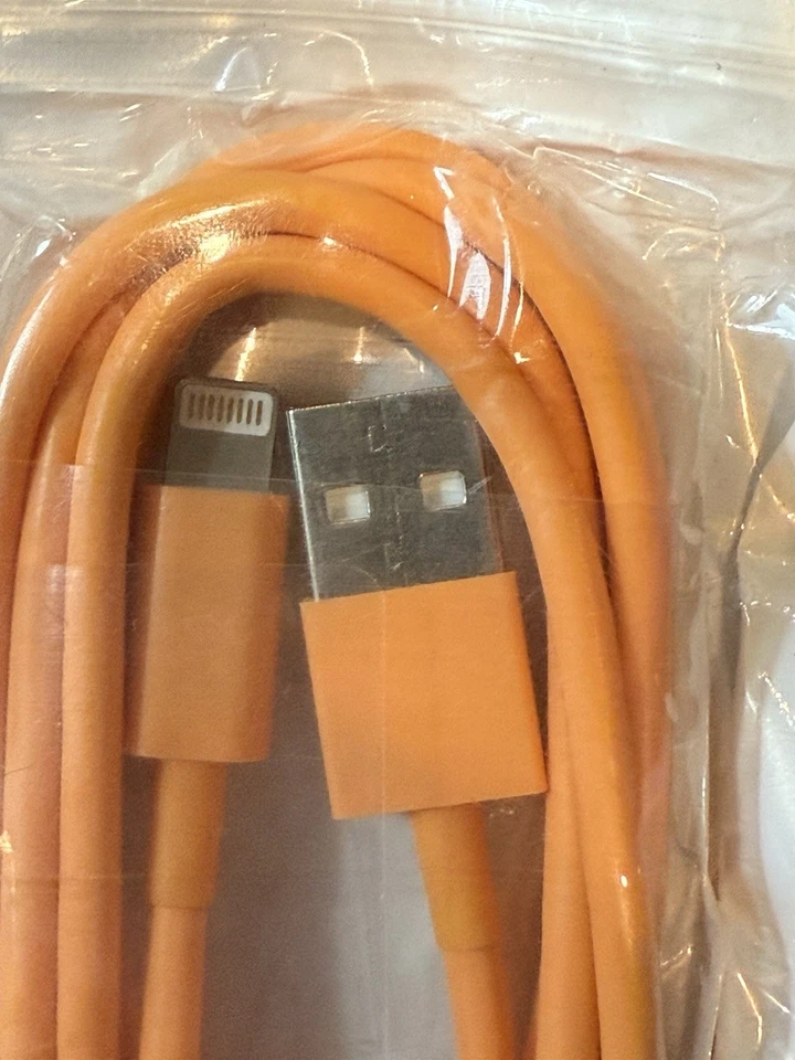 3 Ft Super Fast to USB Charging Cable Orange - A0221 - Image 2 of 2