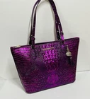 BRAHMIN NWT PURPLE POTION MEDIUM ASHER BAG ~  GENUINE LEATHER