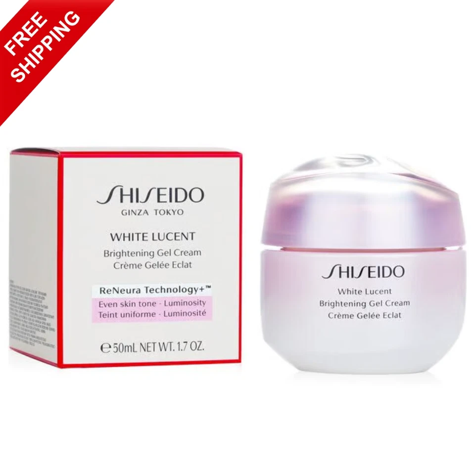 Crema Gel Iluminadora Shiseido White Lucent 1.7oz/50ml NUEVA CAJA - Envío Gratis a EE. UU. Foto 2 de 4