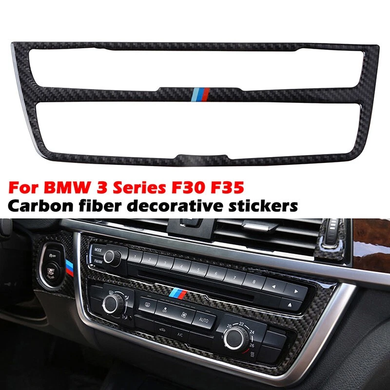 11PCS Real Carbon Fiber Interior Trim Decor Cover For BMW 3 4 Series F30 F34 BS - Image 4 of 4