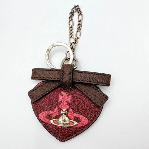 Vivienne Westwood Key Charm Heart Orb Leather - Gem