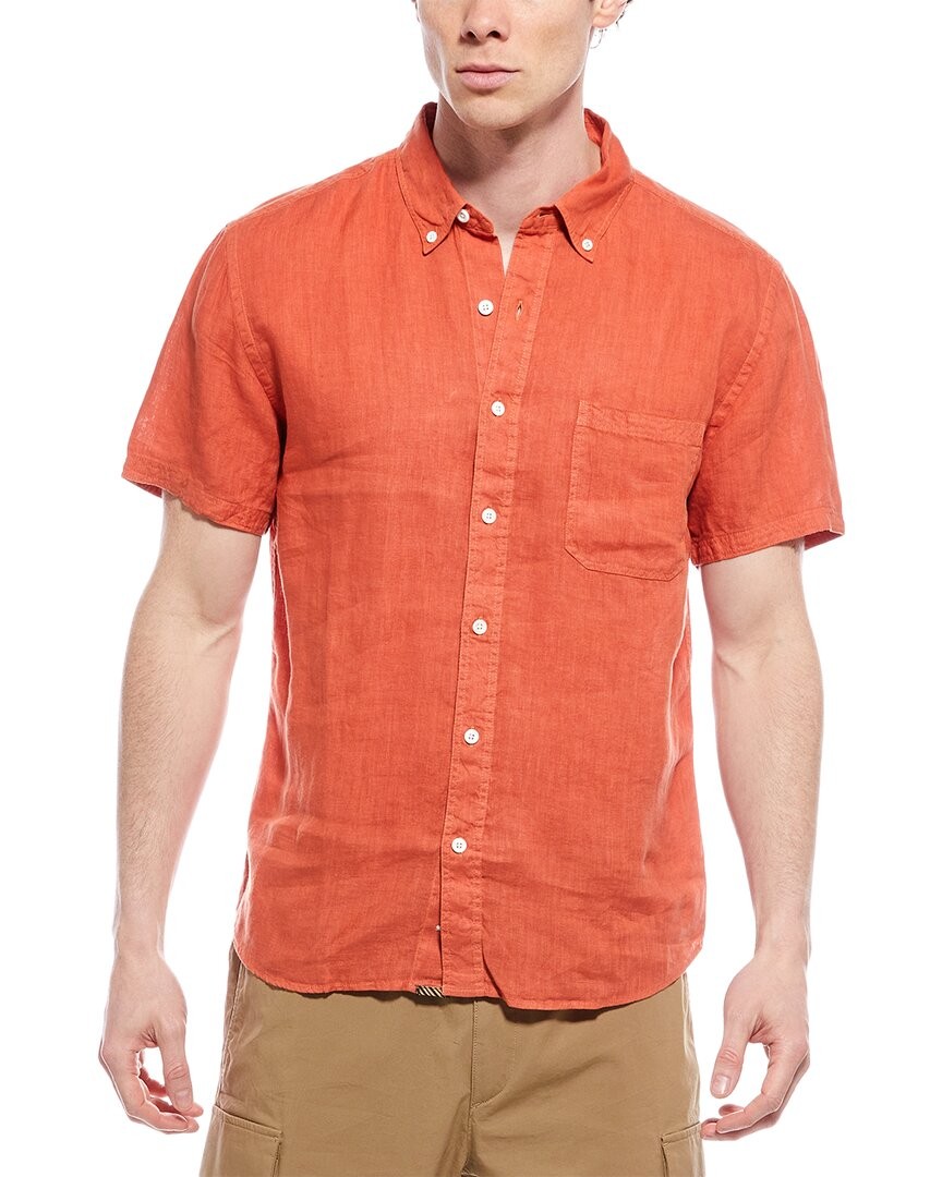 Мужская льняная рубашка стандартного покроя Billy Reid Tuscumbia