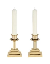 CB Church Supply Candle Holders Square Base Candlesticks by Will & Baumer, Se...