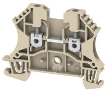 Weidmuller W Series 2.5mm Beige DIN Rail Terminal for TS35 Rail 1020000000 x 30