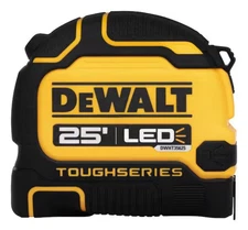 DeWALT 25 ft. Tape Measure with Rechargeable LED Light, DWHT35625S