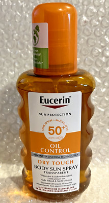 Eucerin Sun Oil Control Dry Touch Sun Spray Transparent SPF50 200ml
