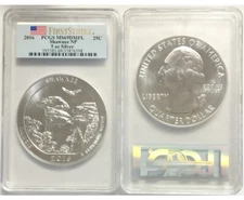 2016 5 oz Silver ATB Shawnee National Forest Park Coin PCGS MS69 DMPL FS
