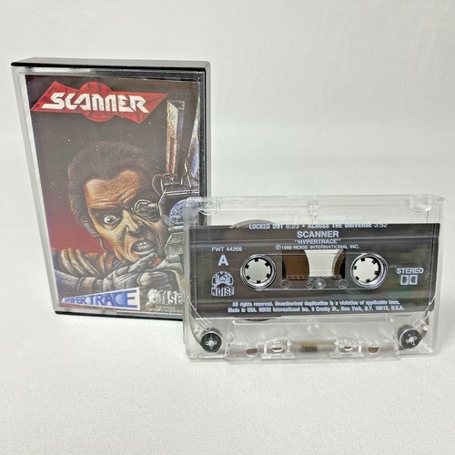 Vintage 1988 SCANNER Hypertrace Cassette Tape German Power Metal Noise FWT44266