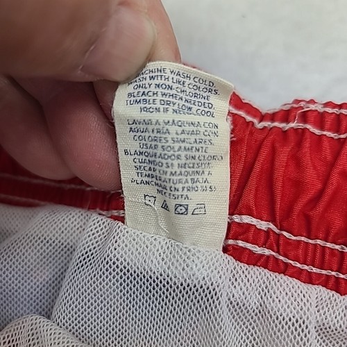 Ocean Pacific OP Boys Swim Trunks XL 14-16 Red White Blue Board Shorts 4th July - Picture 6 of 12
