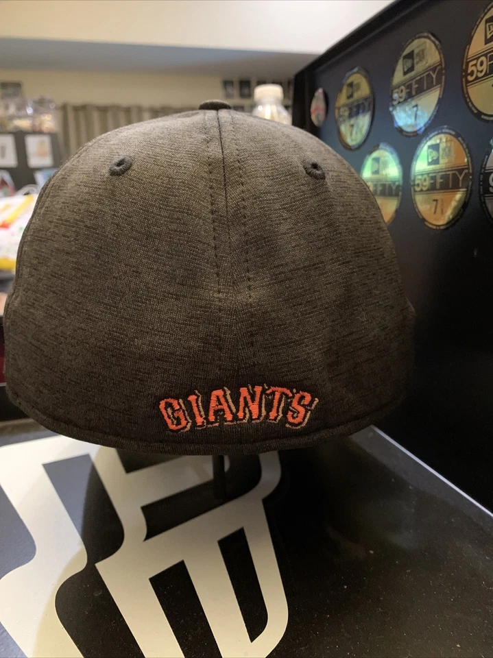 San Francisco Giants New Era 39Thirty Striped Shadow Collection Flex Fit Sz M/LG - Image 4 of 4