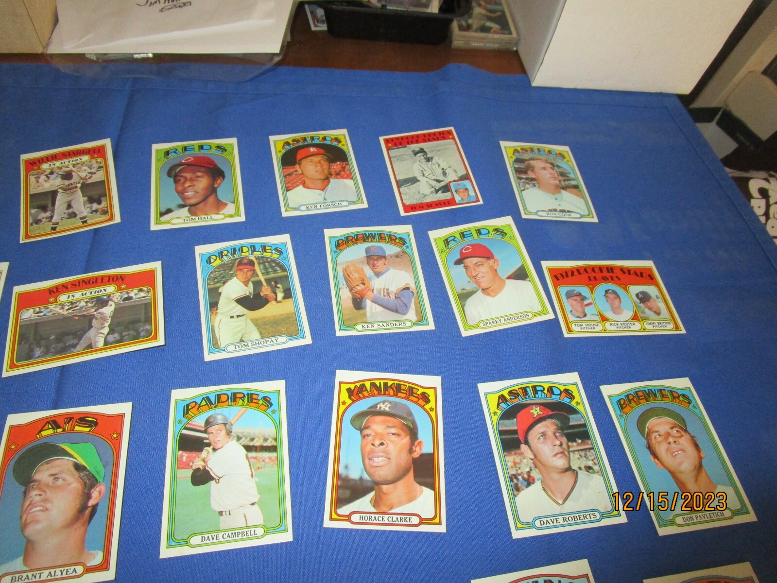 1972 Topps Baseball Card Lot WOW! (29) Cards in 300's 400's plus 506