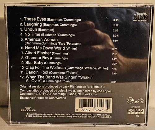The Guess Who : The Greatest of The Guess Who (1988, CD) NICE ! - 第 2/4 張圖片