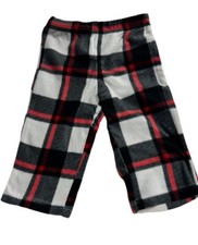 Toddler Wondershop 12 Months Buffalo Plaid Fleece Pajama Pants Family Sleep