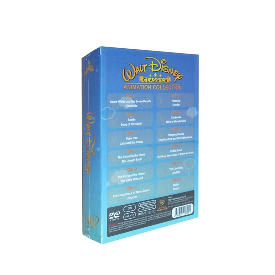 Walt Disney Classics 24Movies Animation Collection DVD Box Set eBay