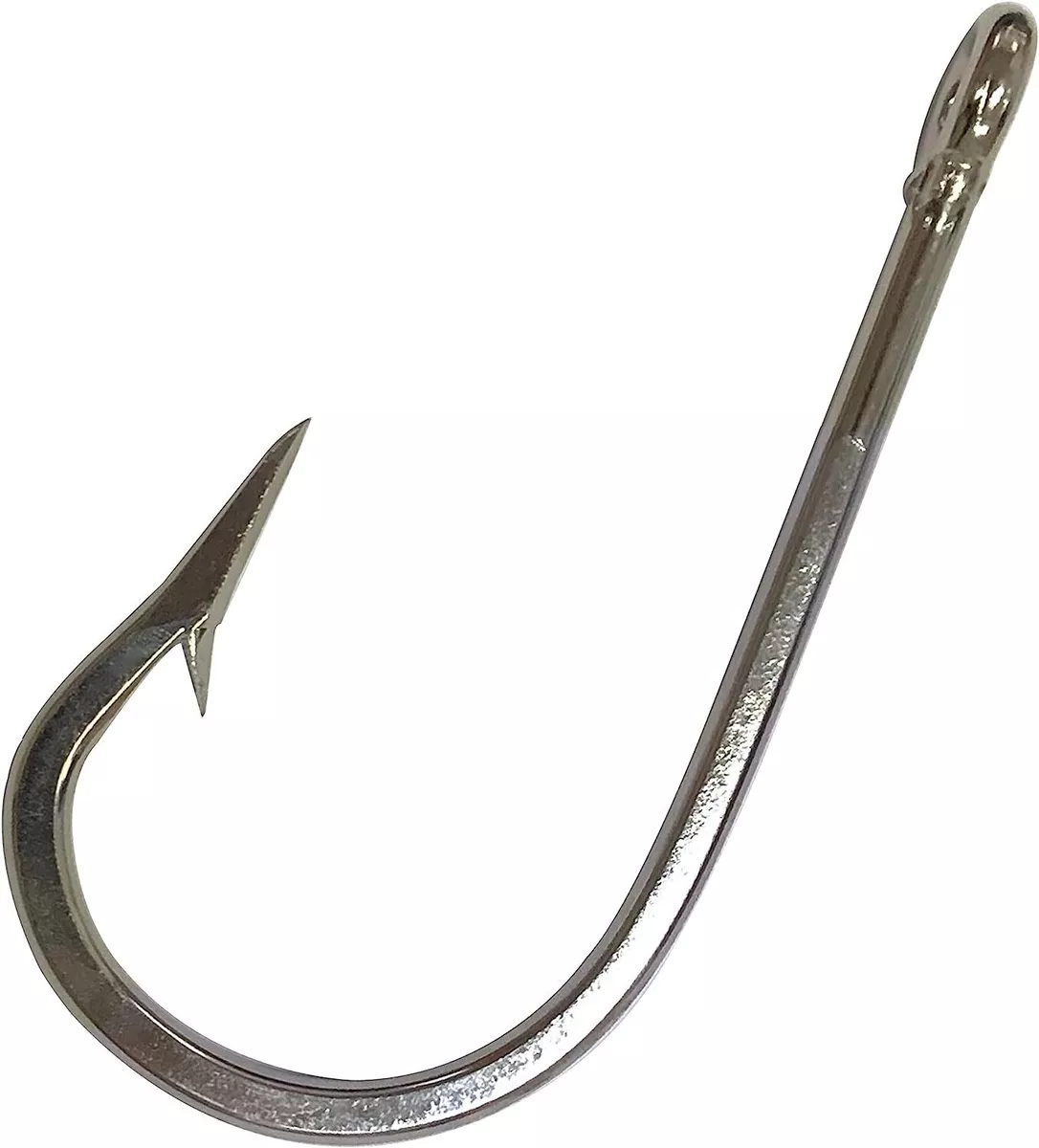 5Pcs 7691 Saltwater Fishing Hook Stainless Steel Strong Big Game