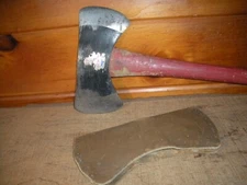 Vintage PLUMB ALL AMERICAN Double Bit Axe with Sheath