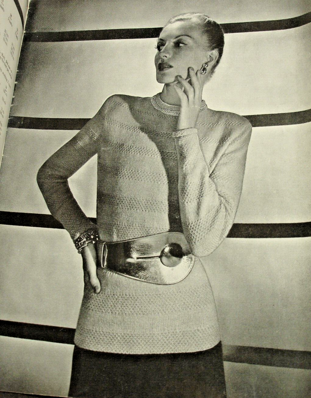 8 Antique Fashion Style Hand Knitting Pattern Magazines from 1940s 1960s Vintage