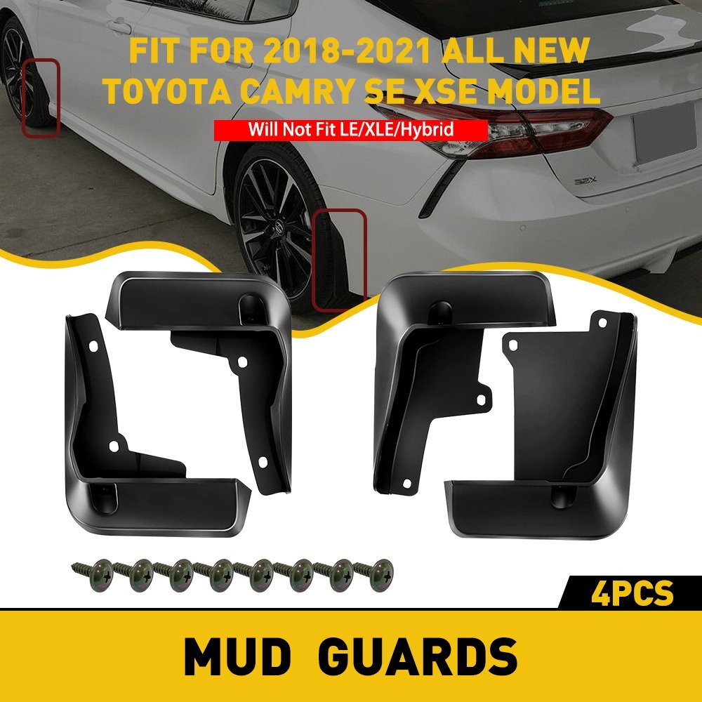 Mud Flaps Splash Guards Mudguard 2018 for 2019-2022 TOYOTA CAMRY SE XSE SPORT-image