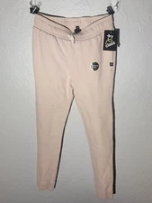 Art Class Girls Sweatpantslight pink Heathered Drawstring Side Pockets M (8/10)