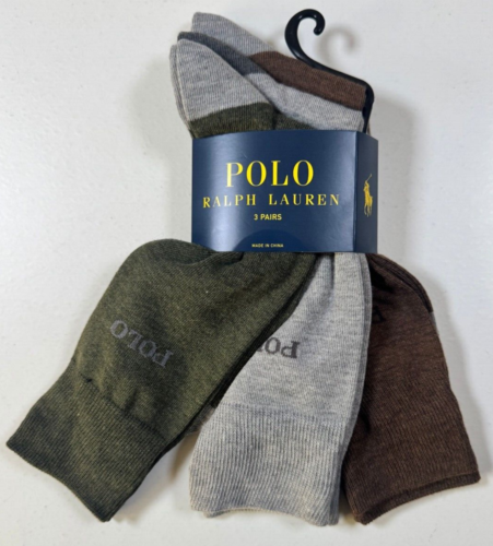 NEW POLO RALPH LAUREN 3-Pair Business Dress Socks Multicolor 6-12 FAST SHIP - Picture 14 of 27