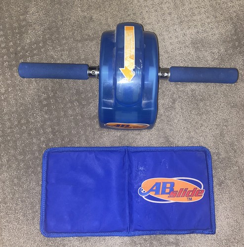 Original Ab Slide Blue Abdominal Roller With Blue Padded Knee Mat Ebay Original Ab Slide Blue Abdominal Roller With Blue Padded Knee Mat Ebay