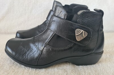 ROMIKA ECHTLEDER DAMEN STIEFELETTE SCHWARZ GR.37 - NP 139,90  - NEU