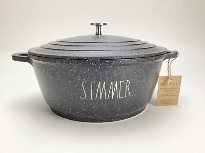 Rae Dunn Cast Aluminum 6-qt Stock Pot Casserole With Lid 