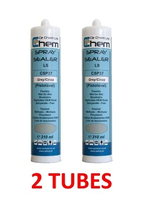 CE CHEM LTD Grey Sprayable Seam Sealer – Factory Finish Professional (2 Tubes) CSP37