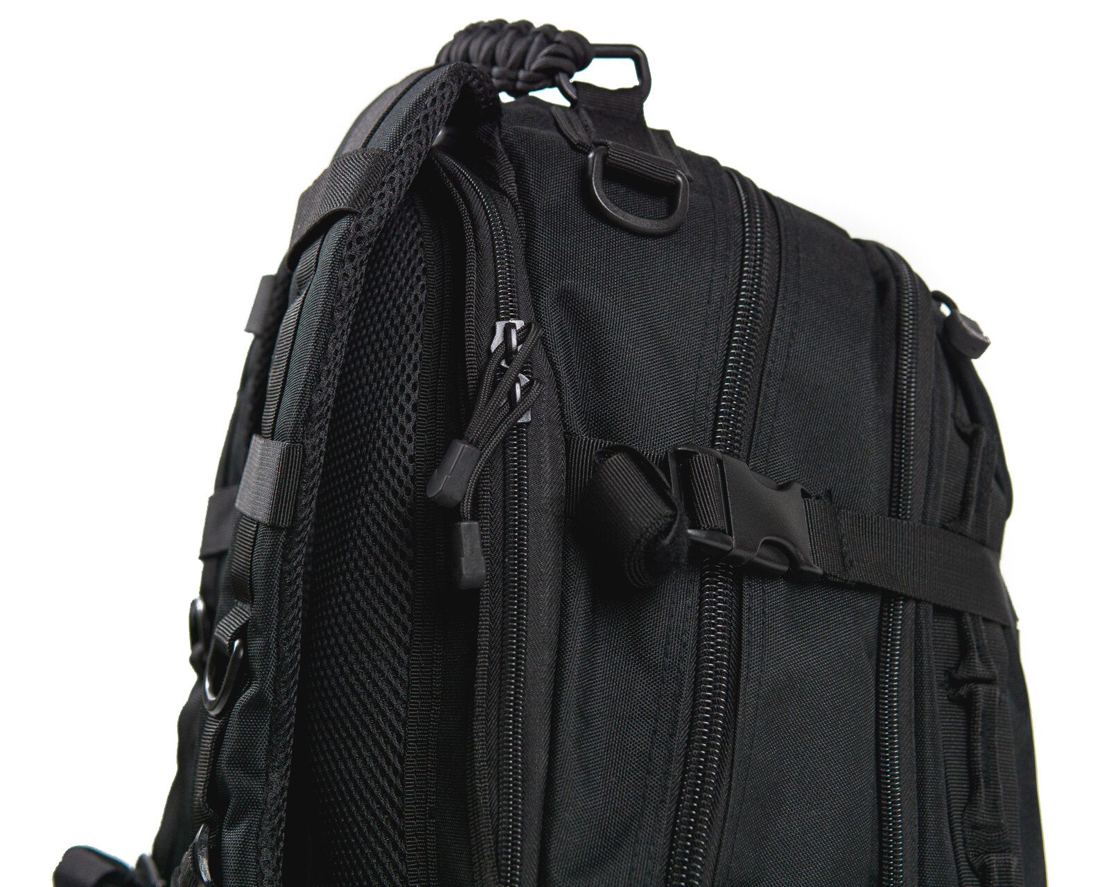 Black Laser Cut 20 Liter Tactical Backpack Molle Hiking Rucksack for