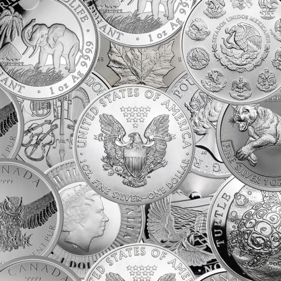 Random Year - 1 oz Silver 999 Fine Silver BU - Mint of Our Choice