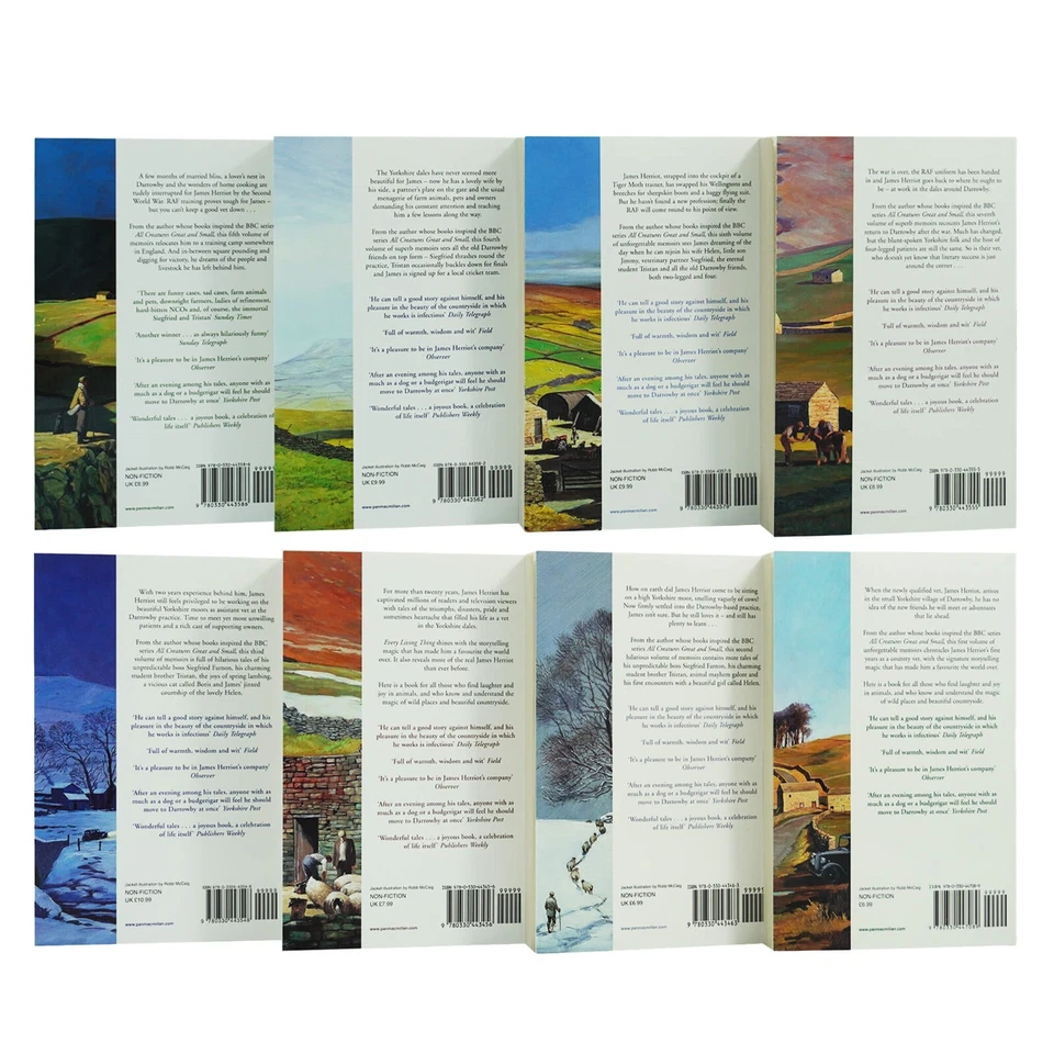 All Creatures Great and Small:The Complete James Herriot 8 Books Box Set - PB - Image 3 of 4