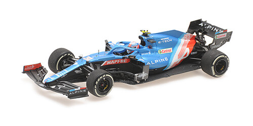 Minichamps 1/43 ALPINE F1 TEAM A521 ESTEBAN OCON WINNER HUNGARIAN GP 2021 - Imagen 1 de 3