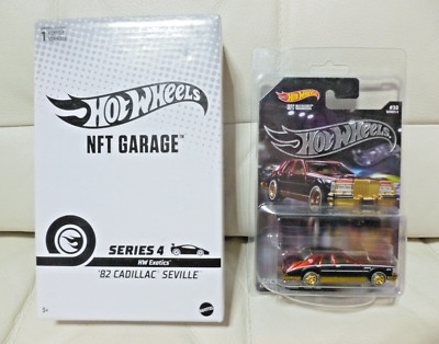 NFT Garage Series4 ‘82 CADILLAC SEVILLE 1:64 scale RARE Hot Wheels NFTG NFTGarage Series 4 '82 Cadillac