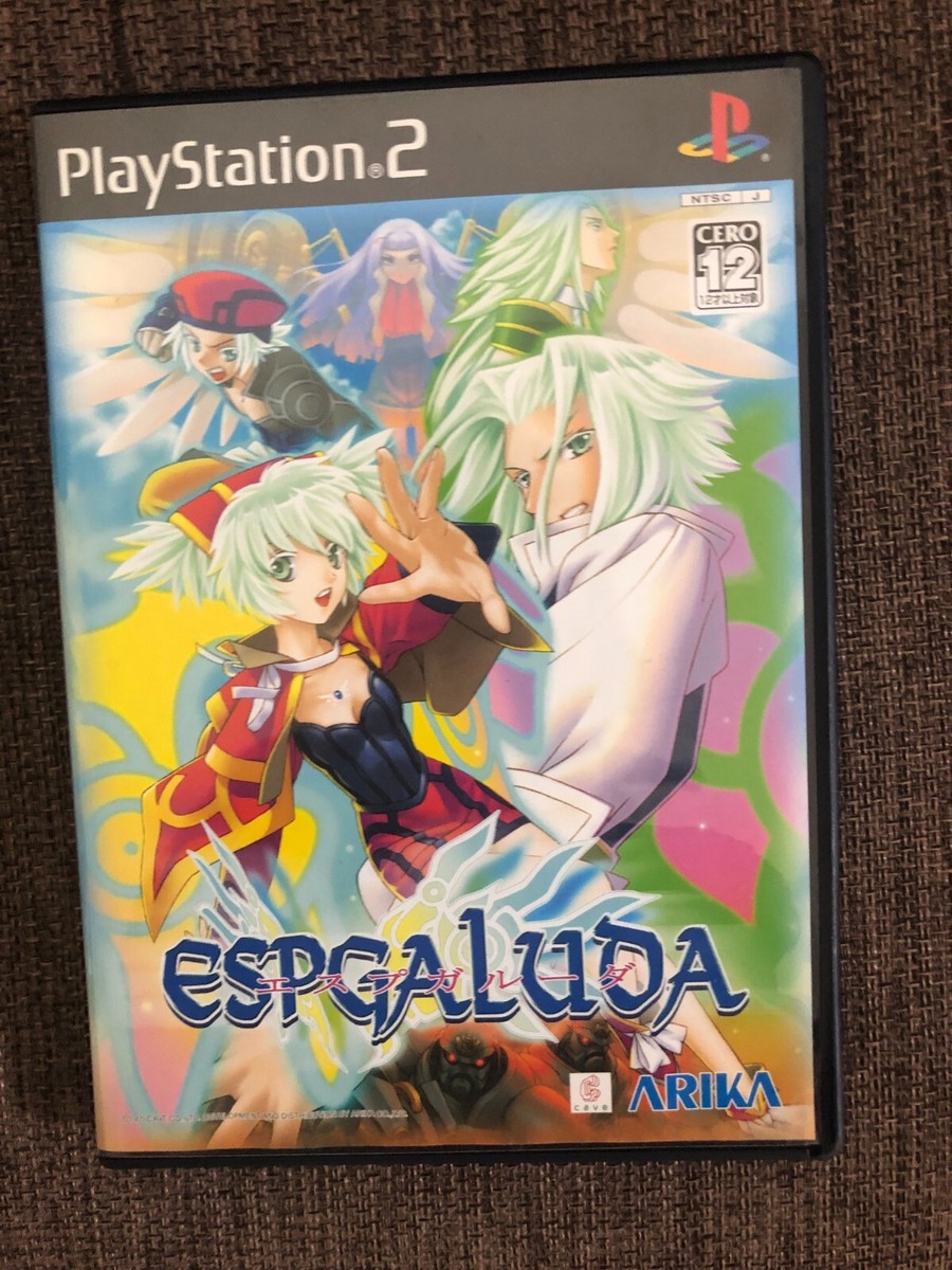 ESPGALUDA PlayStation 2 本体 PS2 Playstation 2 Game Espgaluda Japanese ver. Tested Working From
