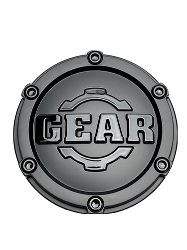 Gloss Black Logo Wheel Center Cover Gear Alloy Wheel Center Cap
