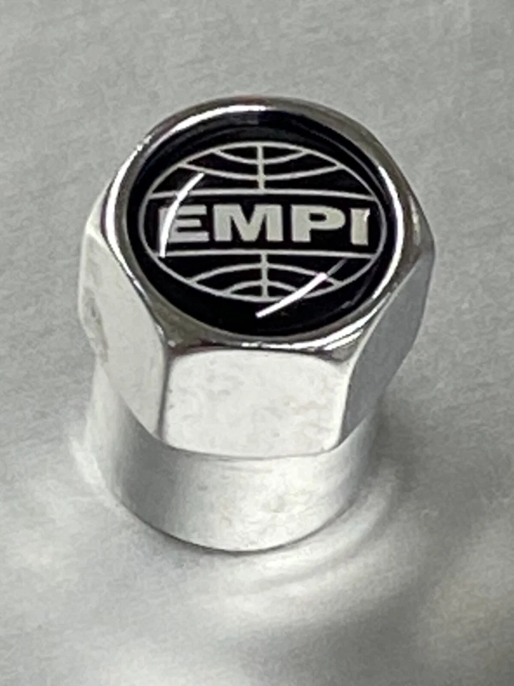 Empi Tapas de vástago de válvula para ruedas VW Beetle Van tipo 1 2 bus Karmann Ghia 4 5 Lug Foto 3 de 4