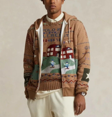 Polo Ralph Lauren Men's X Element Hoodie - All Size's Brown Multi