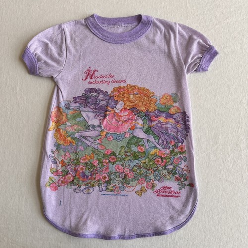 Vintage 1986 Lady Lovely Locks 80s Kids Girls Nightgown 4T? DEADSTOCK