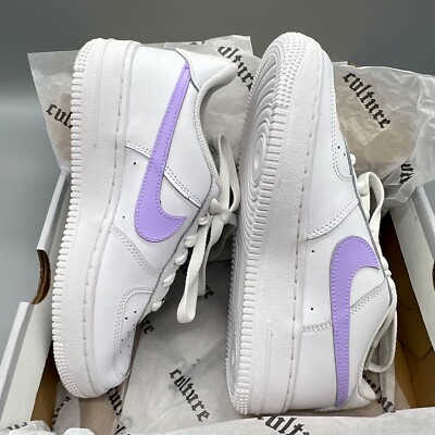 Size 4.5 (GS) - Nike Air Force 1 LE Low Triple White for sale