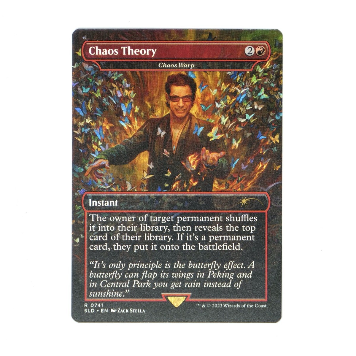 Chaos Theory (Warp) Jeff Goldblum Jurassic Park Secret Lair