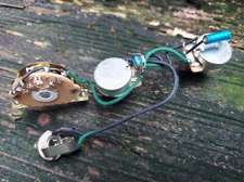  Tele HH Wiring Harness CTS 525k Pots Oak 3 Way ERO .022 Cap KellingSound 