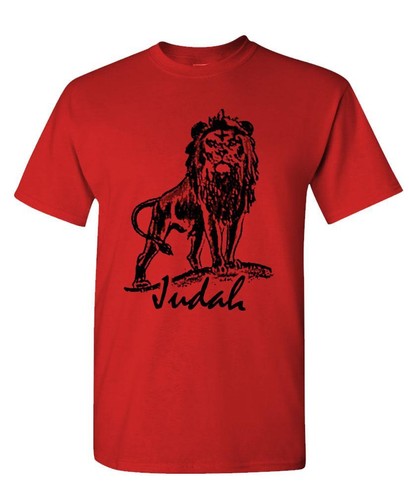 LÖWE VON JUDA - christlicher Gott - Baumwolle Unisex T-Shirt - Bild 4 von 14