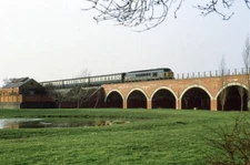 PHOTO  GLOUCESTER ST CATHERINES VIADUCT 1985 CLASS 45 45159