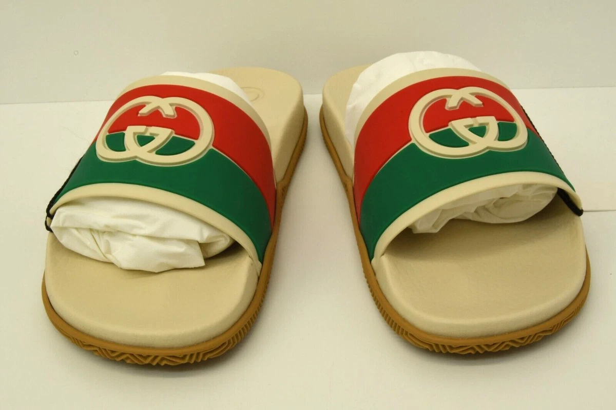 Gucci Men's Striped Flip Flop Sandals for sale | eBay