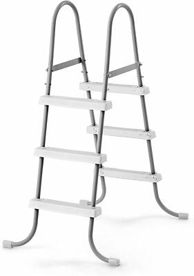 Intex Steel Frame Above Ground 42'' Ladder For Inflatable Swimming Pool - 28065E