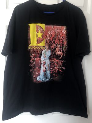 Elton John Farewell Yellow Brick Tour Road Shirt Final T-Shirt 2022 Concert XXL