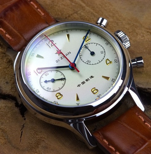 Red Star Airforce Chronograph Seagull ST19 38mm - Picture 5 of 11