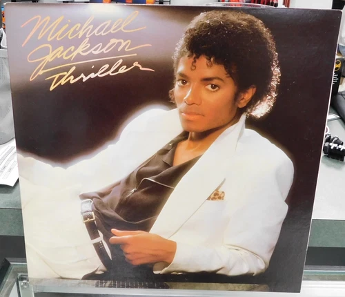RARE - Michael Jackson THRILLER - Cover Error Vinyl Record - Epic QE 38112