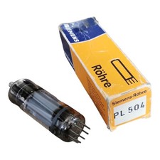 PL504 SIEMENS tube electronique lampe radio amplificateur dans sa boîte