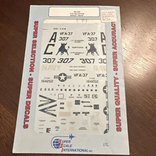 Superscale Decals 32124 1/32 Scale F-18 Hornet VFA 37 Bulls USS John F Kennedy